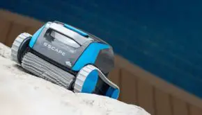 Above ground robotic pool cleaner