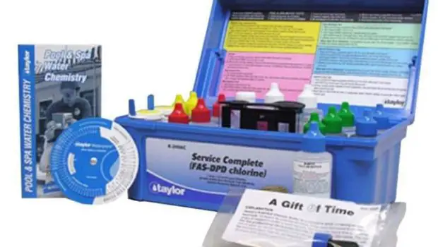 taylor service complete pool water test kit k-2006c